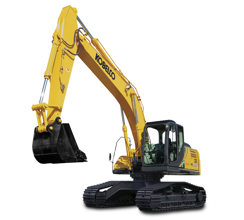 Pictured is a Kobelco SK210LC H&W Kobelco Excavators one of many in our inventory of Kobelco Excavators.