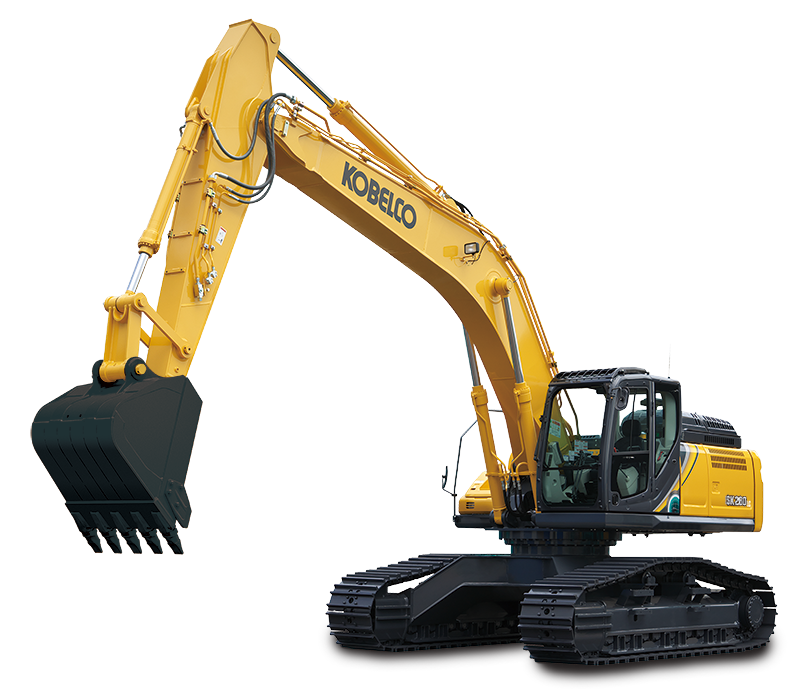 Pictured is a Kobelco SK260LC H&W Kobelco Excavators one of many in our inventory of Kobelco Excavators.