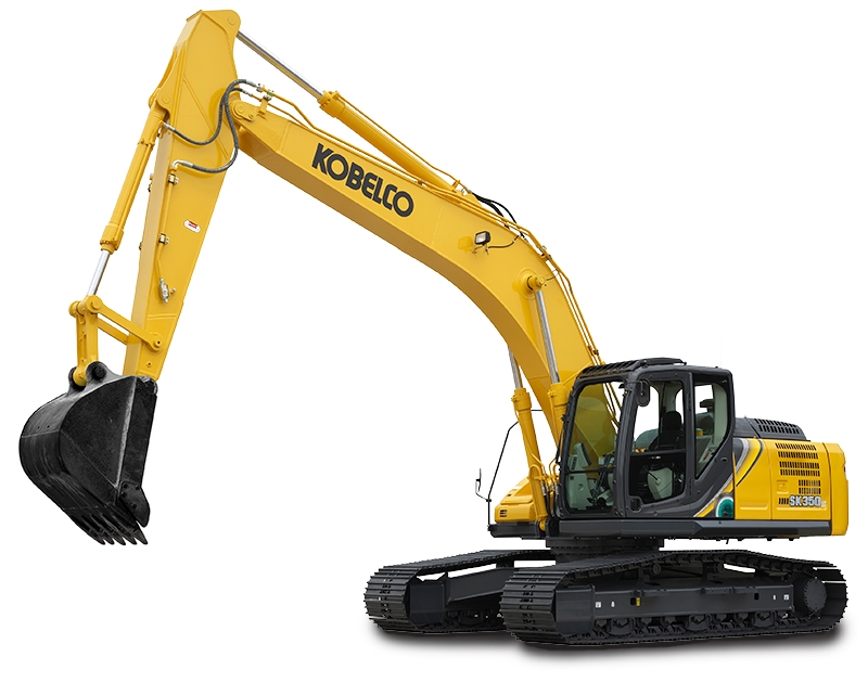 Pictured is a Kobelco SK350LC Kobelco Excavators one of many in our inventory of Kobelco Excavators.