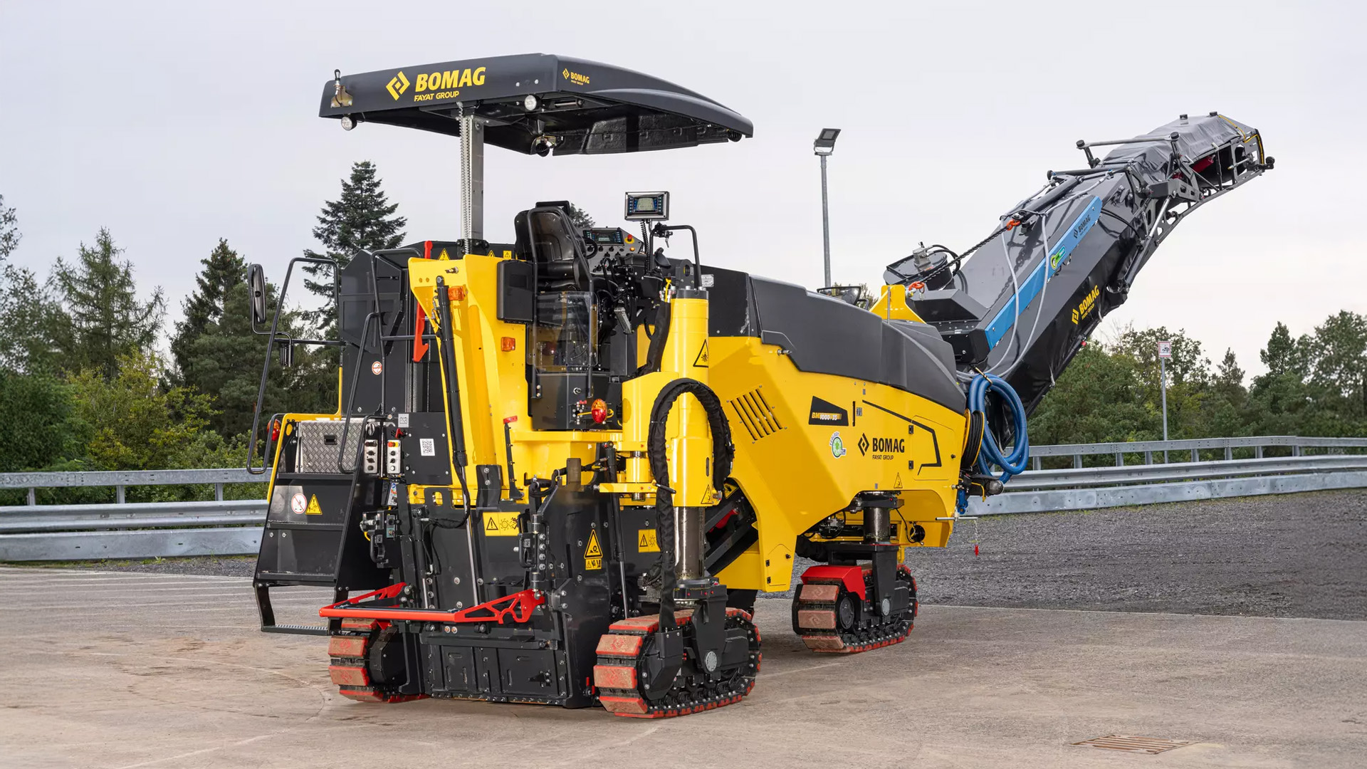 Bomag BM 1200 Cold Planer rear view