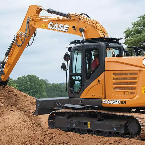 CASE CX145D SR Large Crawler Excavator thumb