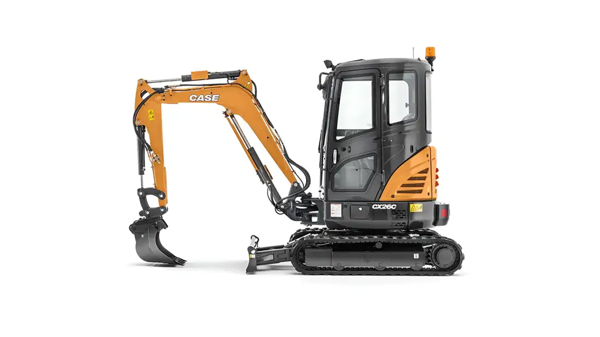 CASE CX26C Mini Excavator profile