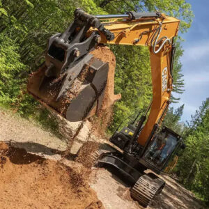 CASE CX300E Large Crawler Excavator thumb