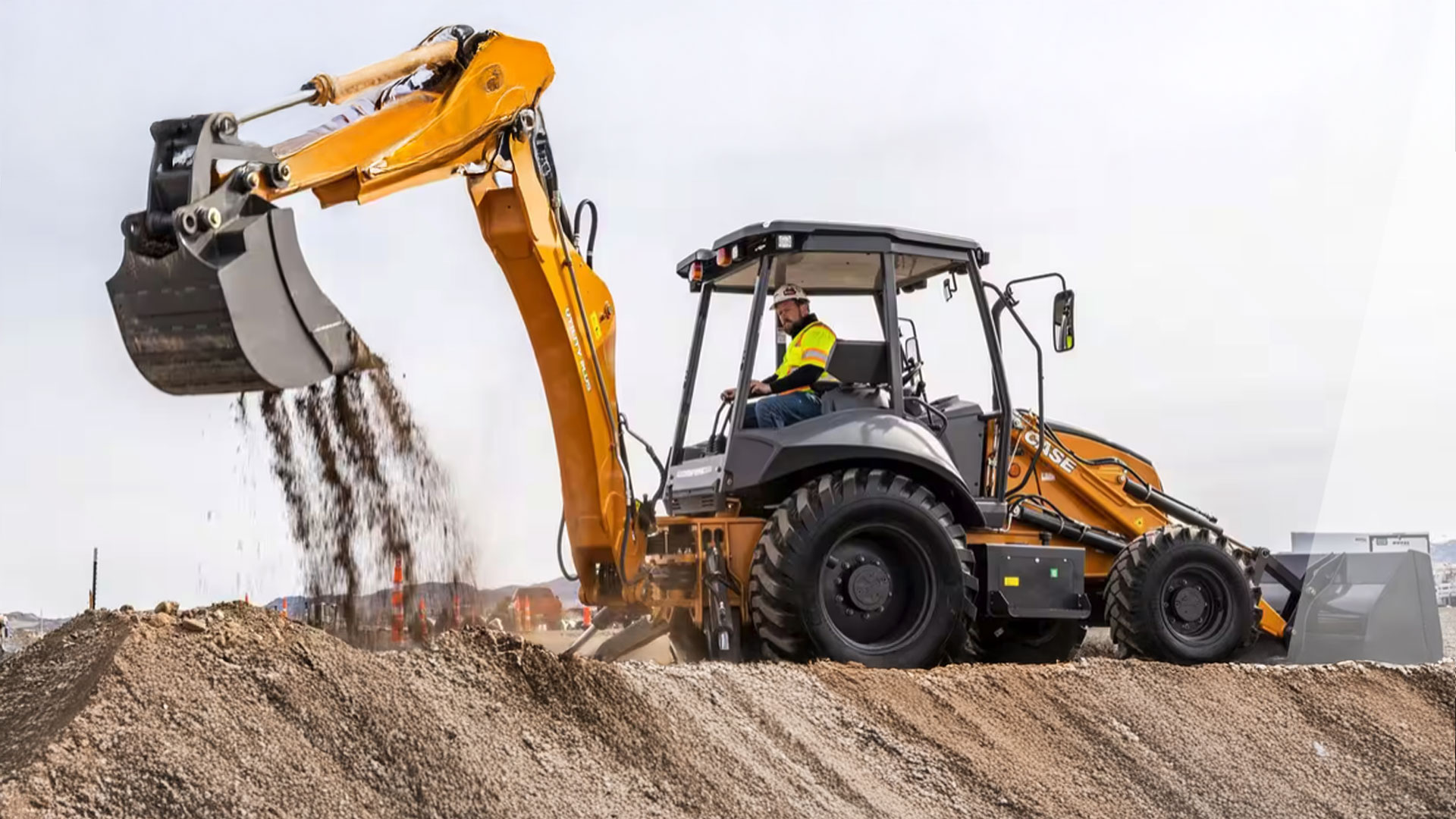 Case Utility Plus Backhoe Loader