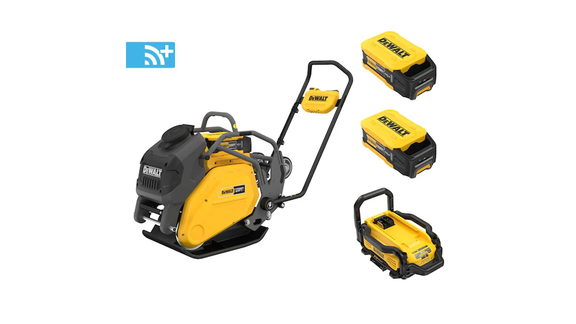 DEWALT POWERSHIFT™ Forward Plate Compactor Kit profile
