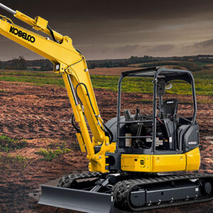 Kobelco SK55SRX Mini Excavator thumb