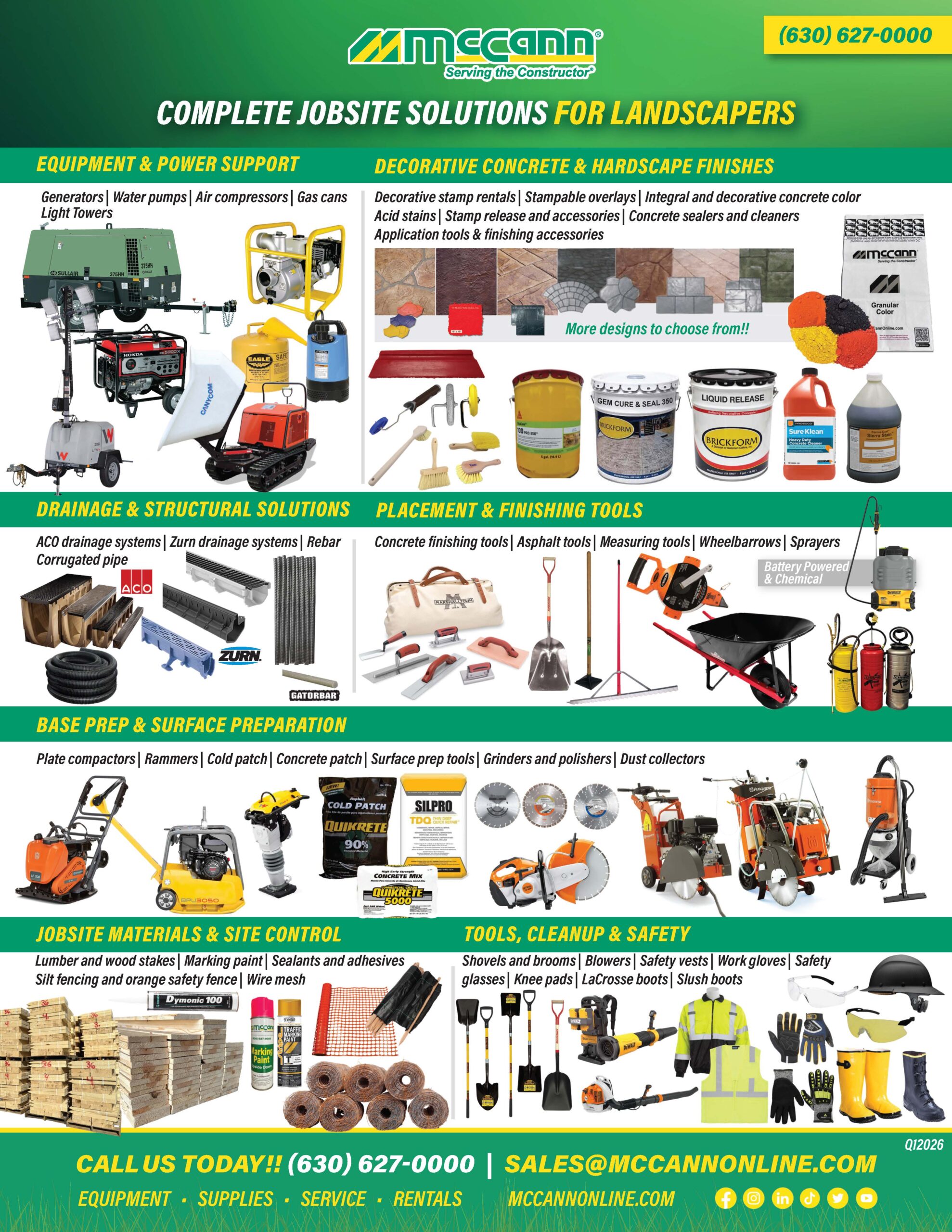 Materials and tools promotions link to pdf