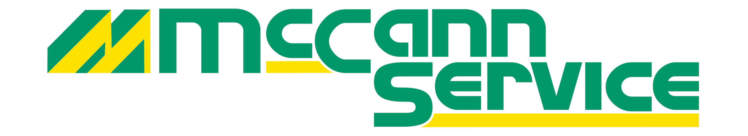 McCann Service Logo white outline
