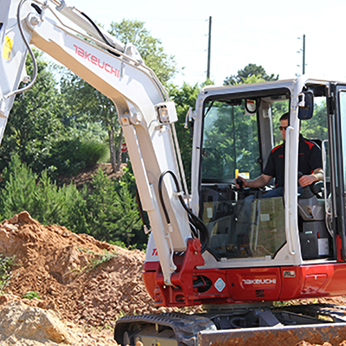 Takeuchi TB240 Mini Excavator thumb