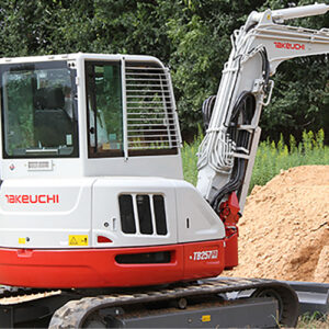 Takeuchi TB257FR Mini Excavator thumb