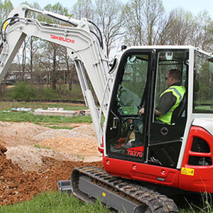 Takeuchi TB370 Mini Excavator thumb