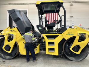 Asphalt roller service