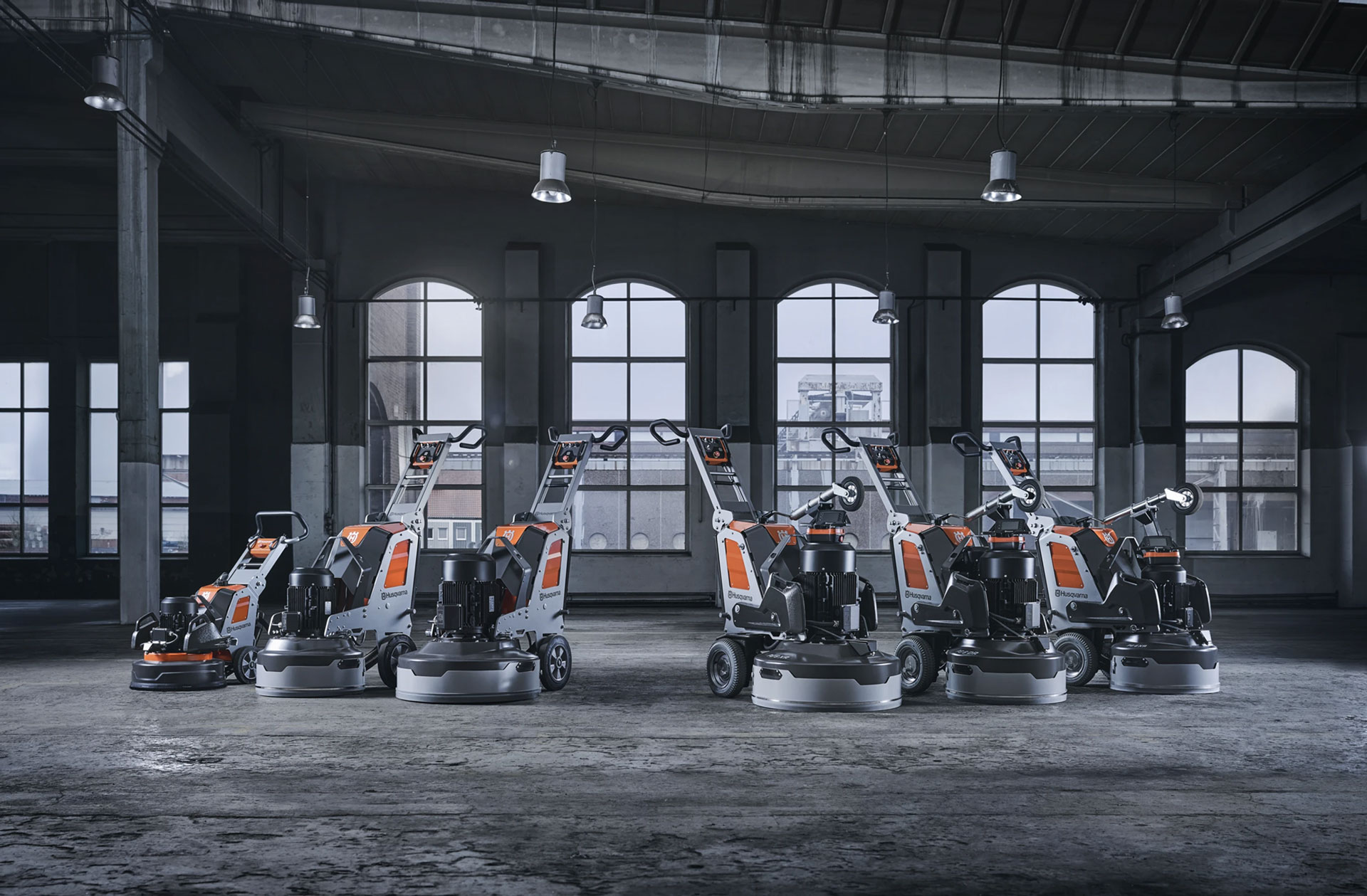 Floor Grinders, Scabblers, & Scarifiers
